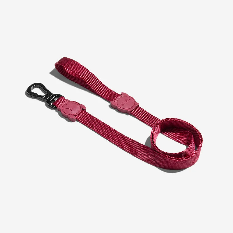 Zee.Dog Solids Leash Bordeau S